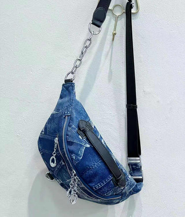 Fermoza Multipocket Denim Belt bag